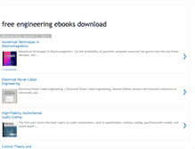 Tablet Screenshot of engineeringfreeebooks.blogspot.com