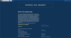 Desktop Screenshot of ghoriba-aux-amandes.blogspot.com