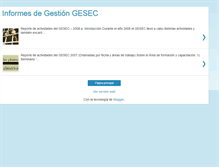 Tablet Screenshot of informegestion.blogspot.com