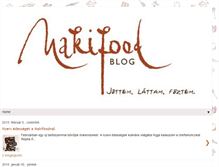 Tablet Screenshot of makifood.blogspot.com