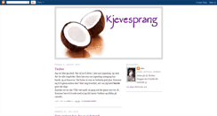 Desktop Screenshot of kjevesprang.blogspot.com