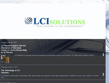 Tablet Screenshot of lcisolution.blogspot.com