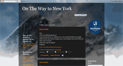 Desktop Screenshot of onthewaytonewyork.blogspot.com