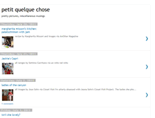 Tablet Screenshot of petitquelquechose.blogspot.com