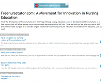 Tablet Screenshot of freenursetutor.blogspot.com