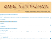 Tablet Screenshot of cafesemfumo.blogspot.com