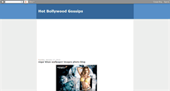 Desktop Screenshot of hot-bollywood-gossip.blogspot.com