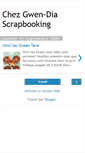 Mobile Screenshot of chezgwendiascrapbooking.blogspot.com