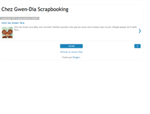Tablet Screenshot of chezgwendiascrapbooking.blogspot.com