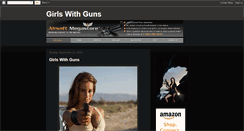 Desktop Screenshot of hot-girlswithguns.blogspot.com