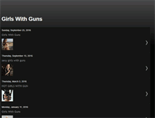 Tablet Screenshot of hot-girlswithguns.blogspot.com