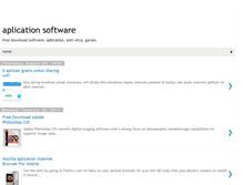 Tablet Screenshot of aplicationsoft.blogspot.com
