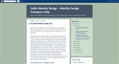 Desktop Screenshot of indiawebsitedesign.blogspot.com