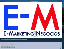 Tablet Screenshot of e-marketingynegocios.blogspot.com