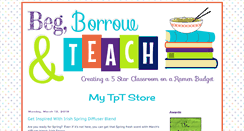 Desktop Screenshot of begborrowandteach.blogspot.com