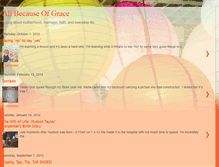 Tablet Screenshot of because-of-grace.blogspot.com