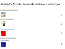 Tablet Screenshot of aleksandrazielinska.blogspot.com