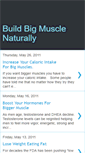 Mobile Screenshot of buildbigmusclenaturally.blogspot.com