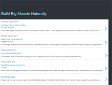 Tablet Screenshot of buildbigmusclenaturally.blogspot.com