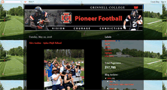 Desktop Screenshot of grinnellcollegefootball.blogspot.com