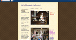 Desktop Screenshot of littlemountainunlimited.blogspot.com