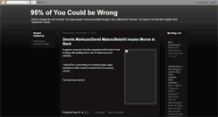 Desktop Screenshot of ninetyfivepercentofyou.blogspot.com