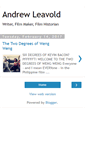 Mobile Screenshot of andrewleavold.blogspot.com