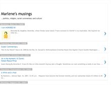 Tablet Screenshot of marlenesmusings.blogspot.com