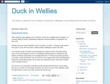 Tablet Screenshot of duckinwellies.blogspot.com