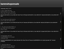 Tablet Screenshot of karenshoponsale.blogspot.com