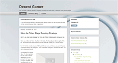 Desktop Screenshot of decentgamer.blogspot.com