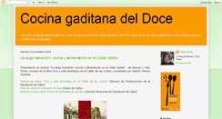 Desktop Screenshot of cocinagaditanadeldoce.blogspot.com