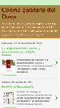 Mobile Screenshot of cocinagaditanadeldoce.blogspot.com