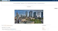 Desktop Screenshot of luksusowe-inwestycje-warszawa.blogspot.com