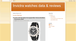 Desktop Screenshot of invictrawatchreview.blogspot.com