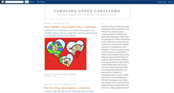 Desktop Screenshot of carolinacaballero.blogspot.com