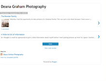 Tablet Screenshot of deanagrahamphotography.blogspot.com