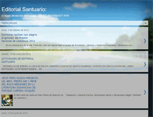 Tablet Screenshot of editorialsantuario.blogspot.com