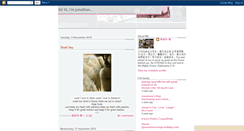 Desktop Screenshot of jonathantew.blogspot.com