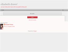 Tablet Screenshot of elizabethdraws.blogspot.com