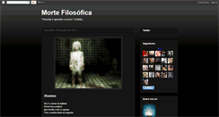 Desktop Screenshot of mortefilosofica.blogspot.com