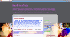 Desktop Screenshot of itsybitsytutu.blogspot.com