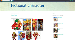 Desktop Screenshot of fictionalcharacterworld.blogspot.com