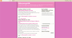 Desktop Screenshot of hillarysmygirl08.blogspot.com