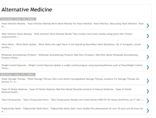 Tablet Screenshot of myalternativemedicine.blogspot.com