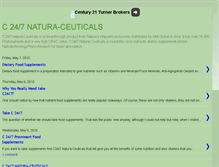 Tablet Screenshot of c24-7naturaceuticals.blogspot.com