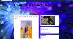 Desktop Screenshot of cameroncohenbeauty.blogspot.com