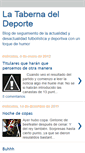 Mobile Screenshot of latabernadeldeporte.blogspot.com