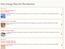 Tablet Screenshot of freegarageplans.blogspot.com