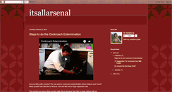 Desktop Screenshot of itsallarsenal.blogspot.com